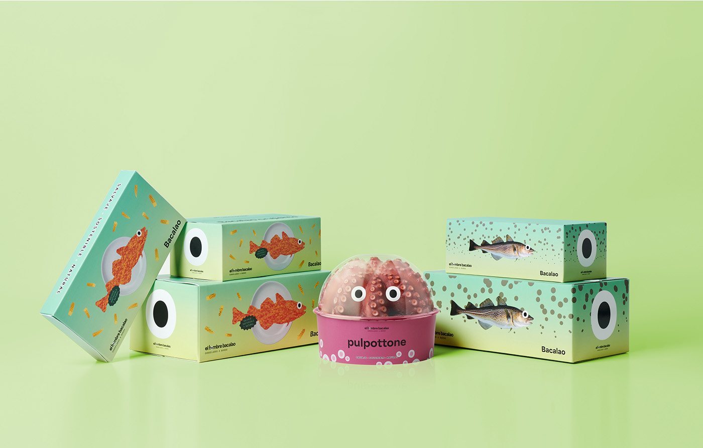 品牌包裝設(shè)計(jì)：鱈魚(yú)人的品牌包裝設(shè)計(jì)平衡了機(jī)智與優(yōu)雅
